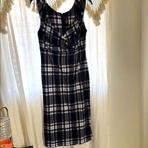 Rock Steady Plaid Wiggle Dress